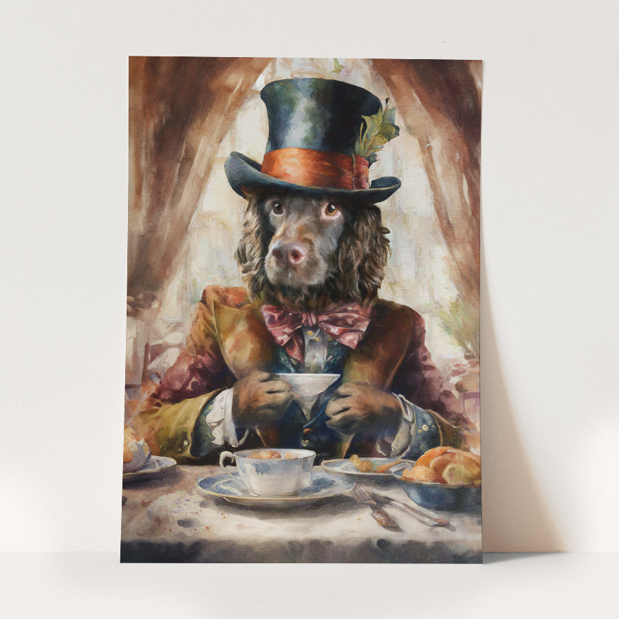Whiskers in Wonderland - Custom Royal Pet Portrait Art Print