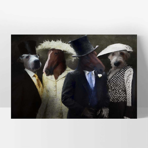 Ascot - Custom Pet Portrait Art Print