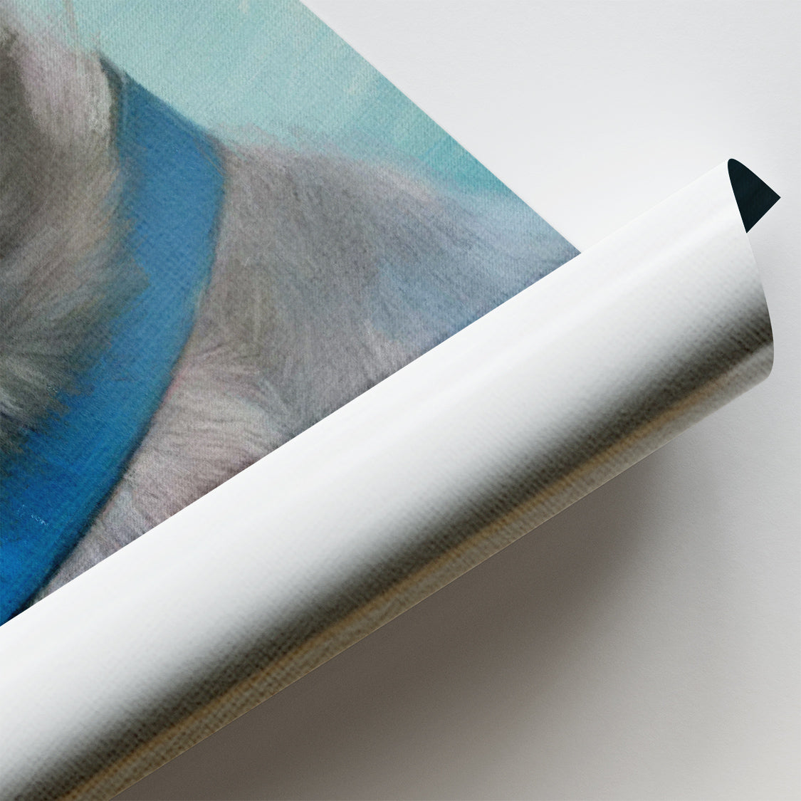 Traditional Blue Hue  - Custom Pet Portrait Art Print