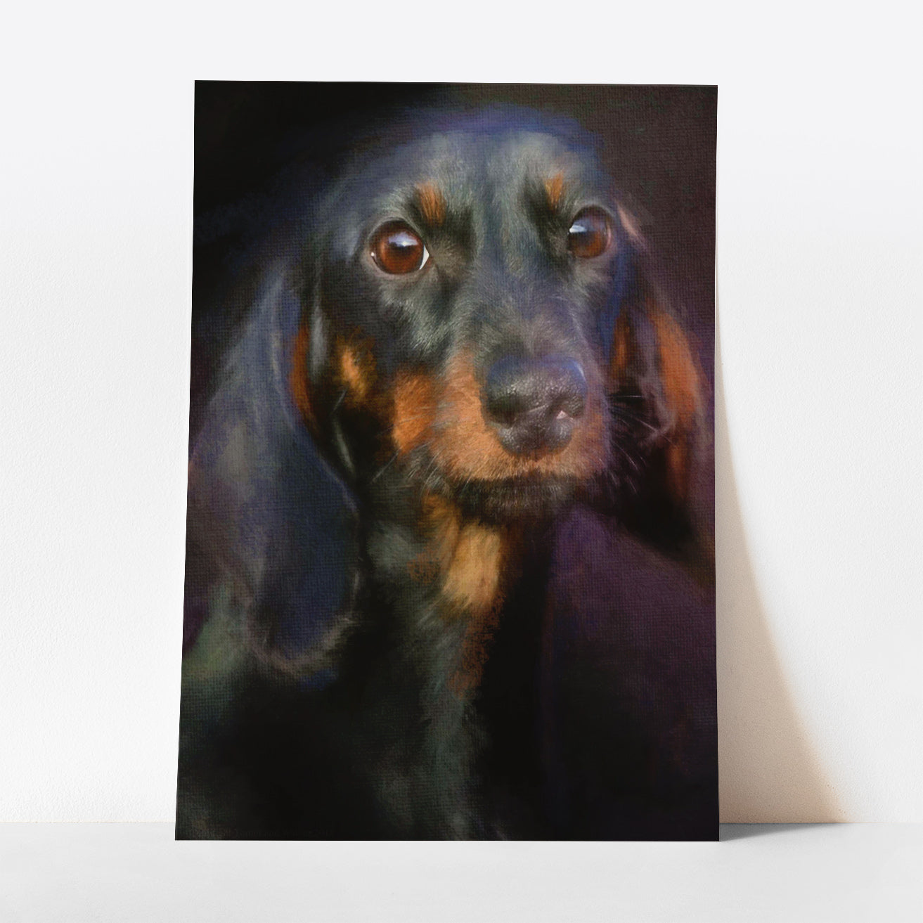 Traditional Purple Hue  - Custom Pet Portrait Art Print