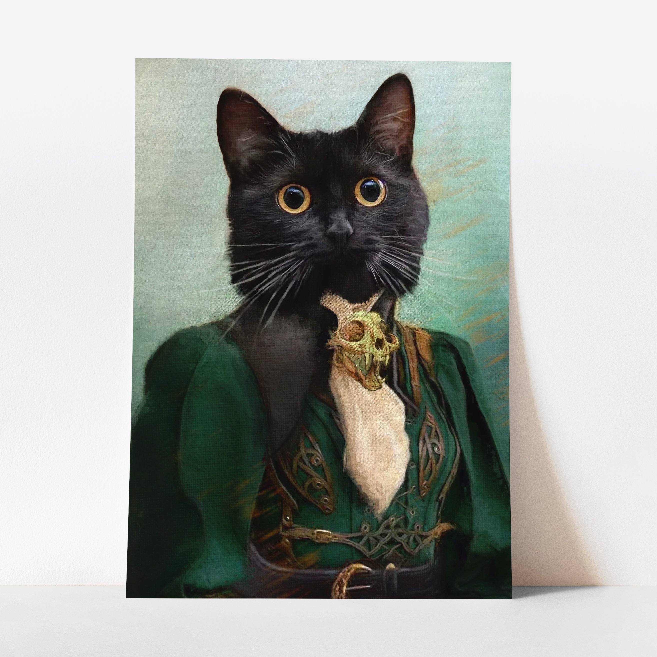 Wicca - Custom Pet Portrait Art Print