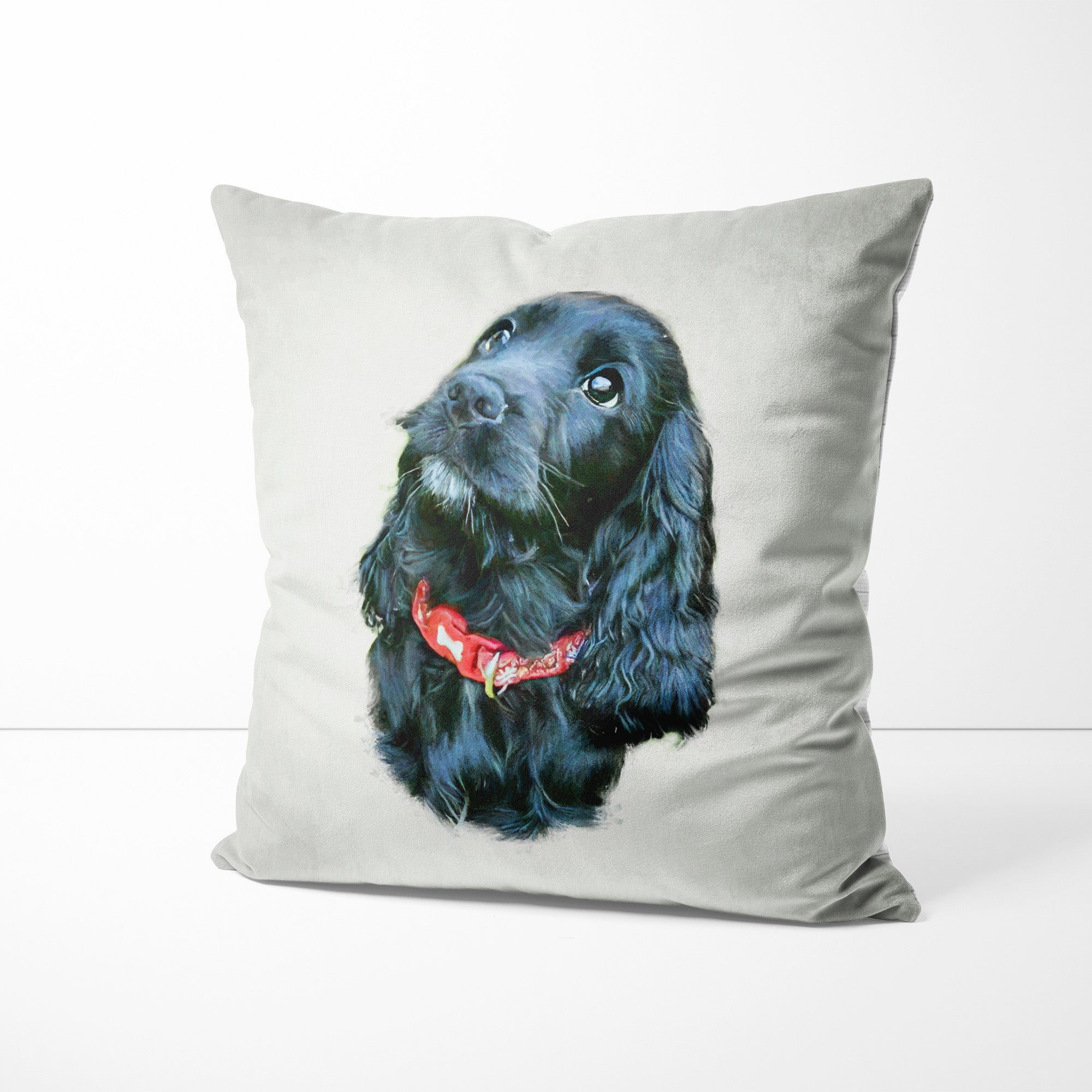 Full Colour Custom Pet Portrait Cushion