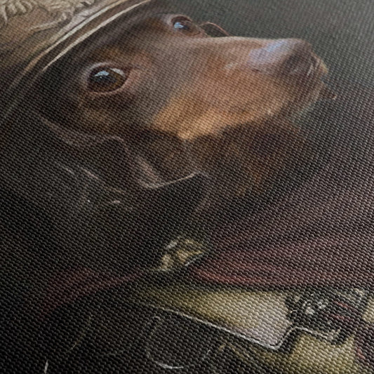 Gladius- Custom Royal Pet Portrait Canvas