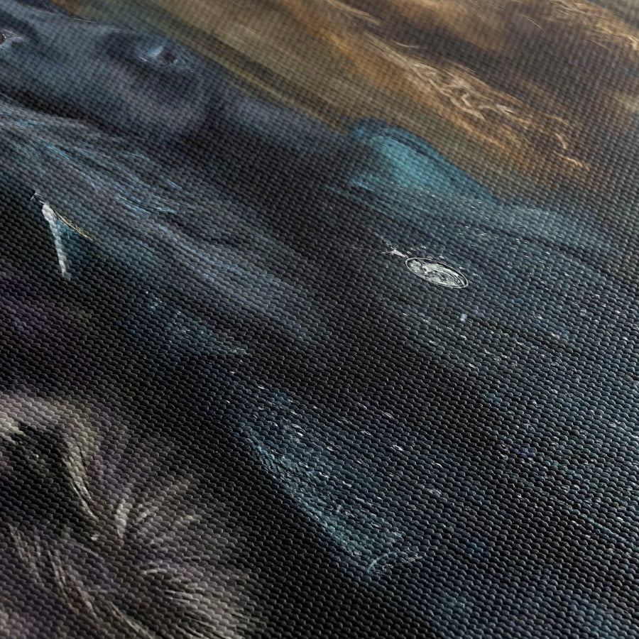 The Last Wish - Custom Pet Portrait Canvas