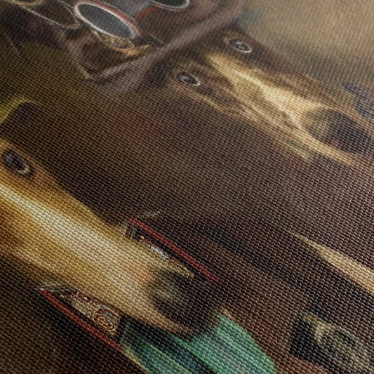 Steampunks - Custom Pet Portrait Canvas
