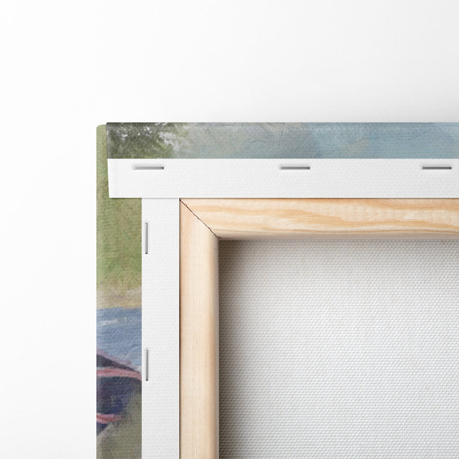 Boater - Custom Canvas Portrait