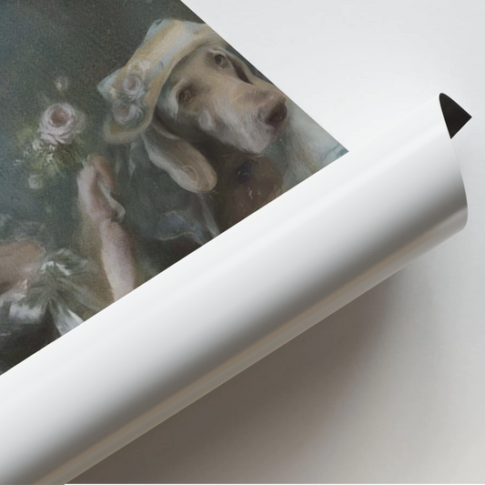 Misty & Jess - Custom Pet Portrait Art Print