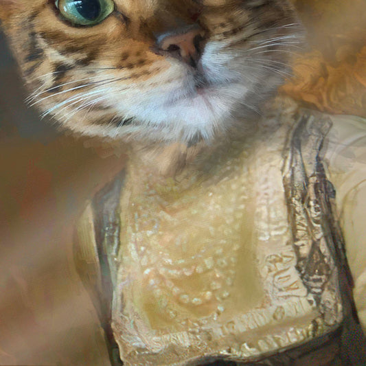 Anne - Custom Royal Pet Portrait Art Print