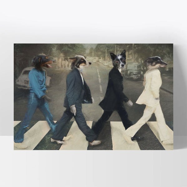 Abbey Road - Custom Pet Portrait Art Print