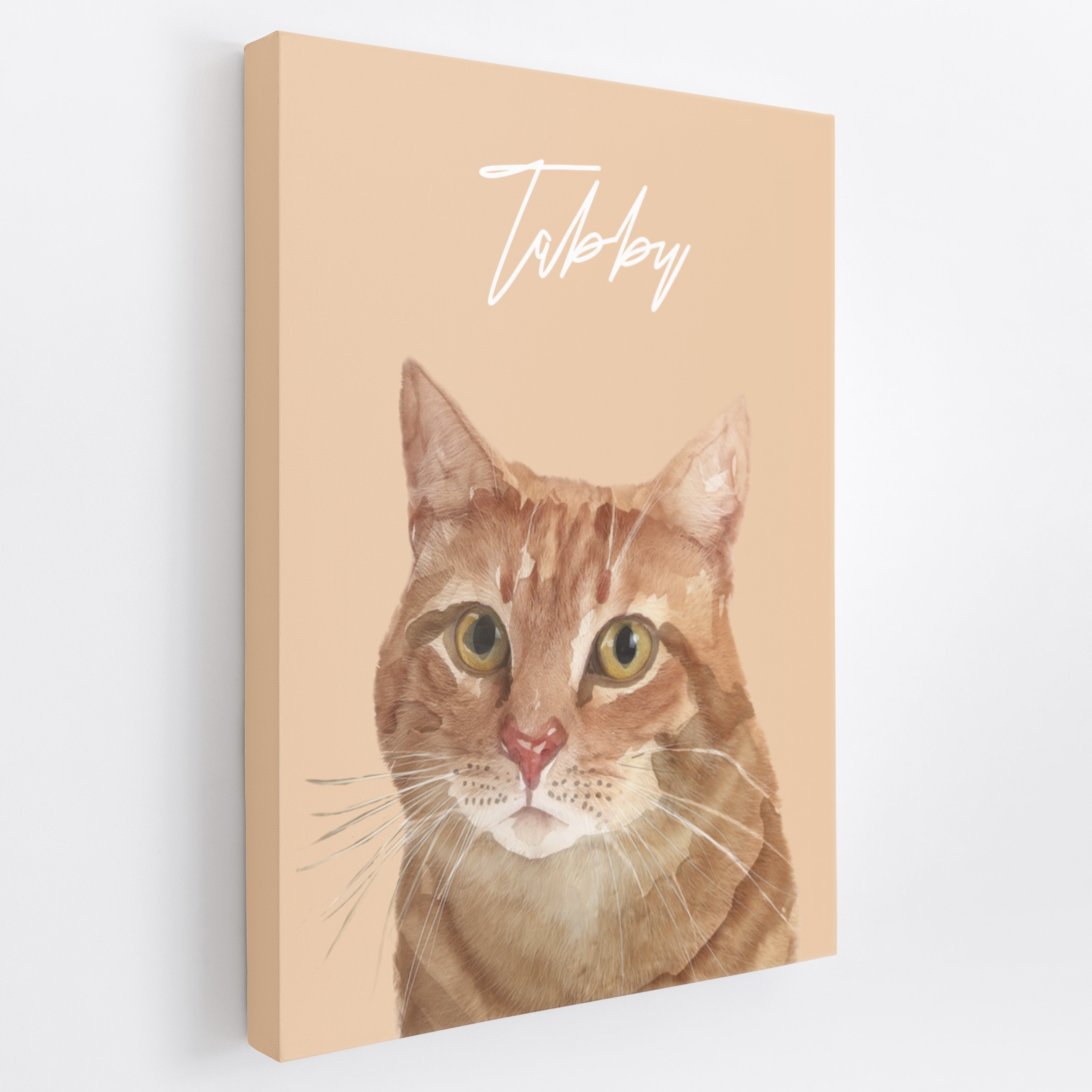 Watercolour - Custom Pet Portrait Canvas