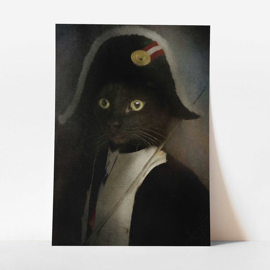 Admiral - Custom Royal Pet Portrait Art Print