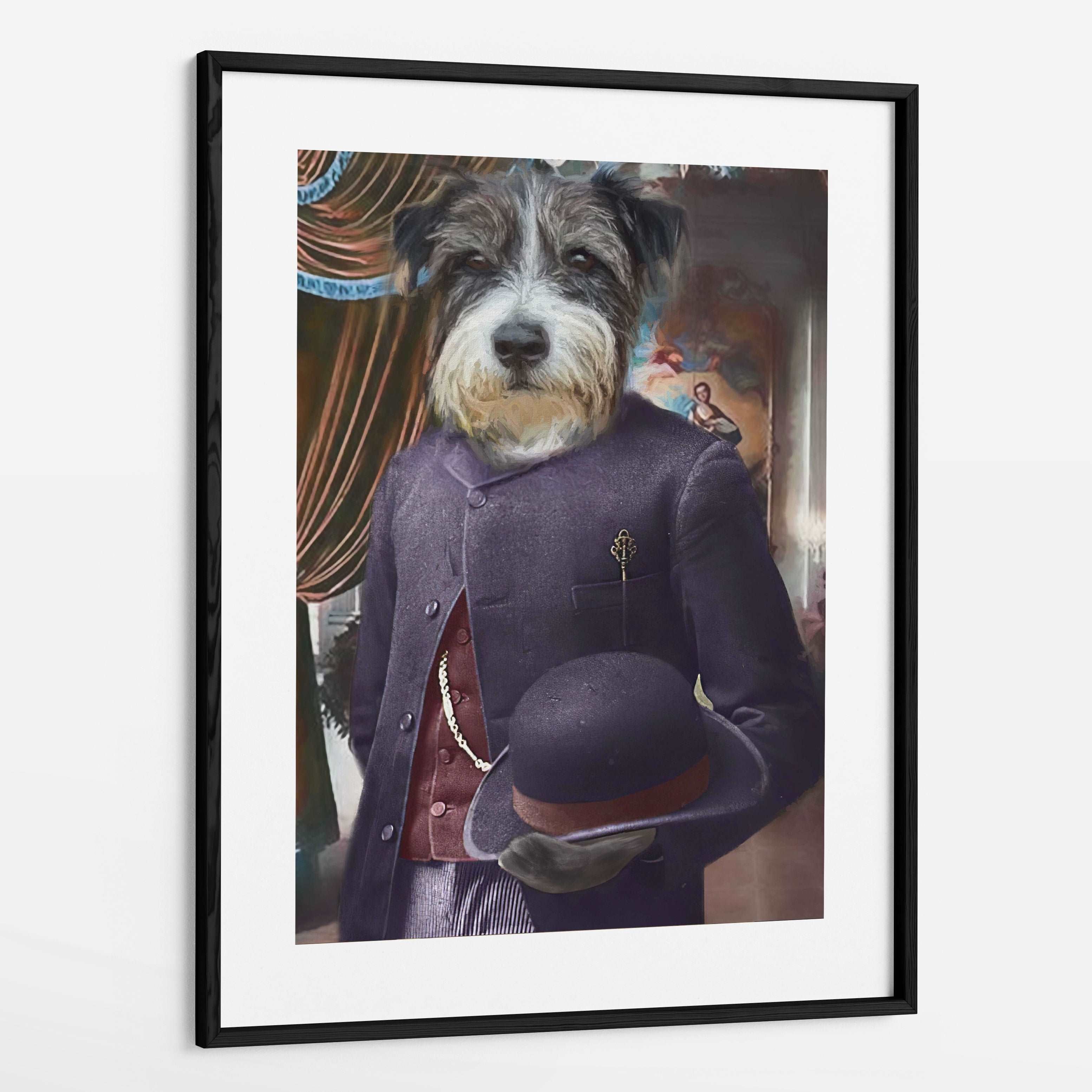 Albert Custom Royal Pet Portrait Framed