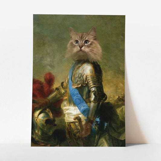 Alexander - Custom Royal Pet Portrait Art Print