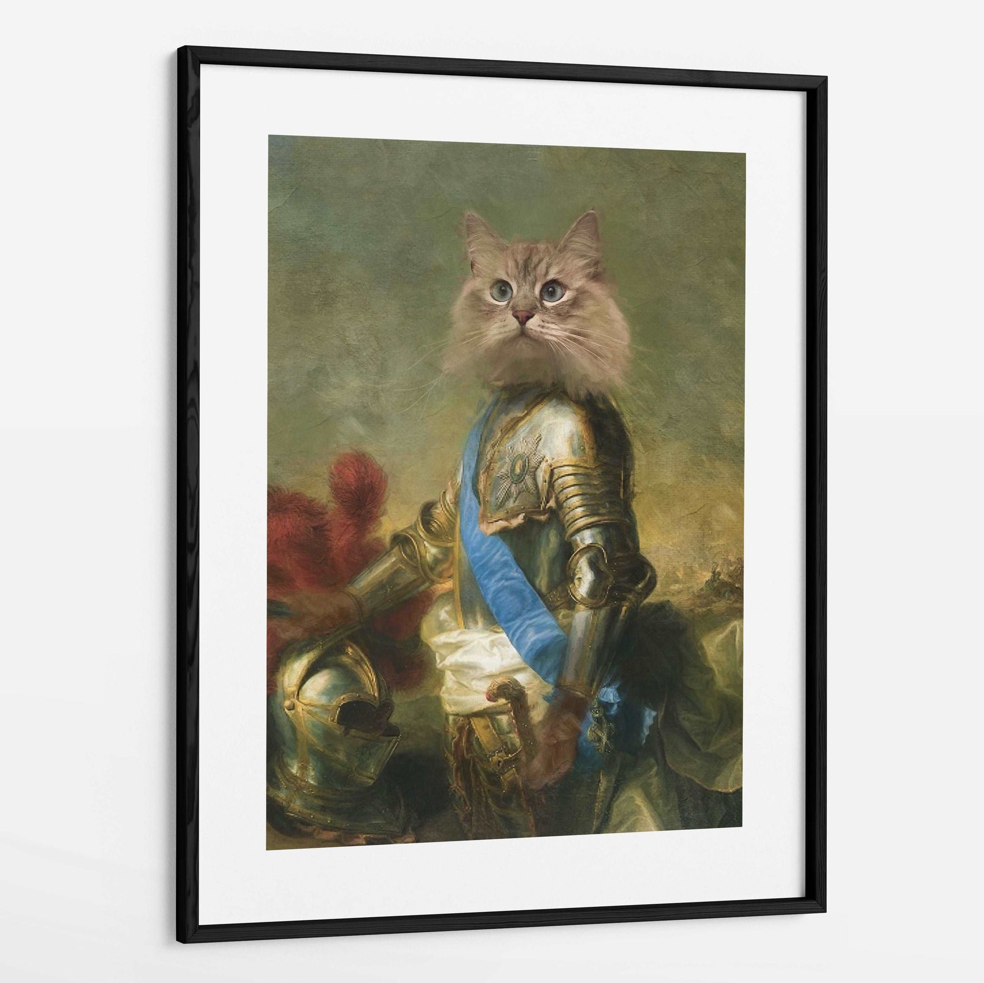 Alexander - Custom Royal Pet Portrait Framed