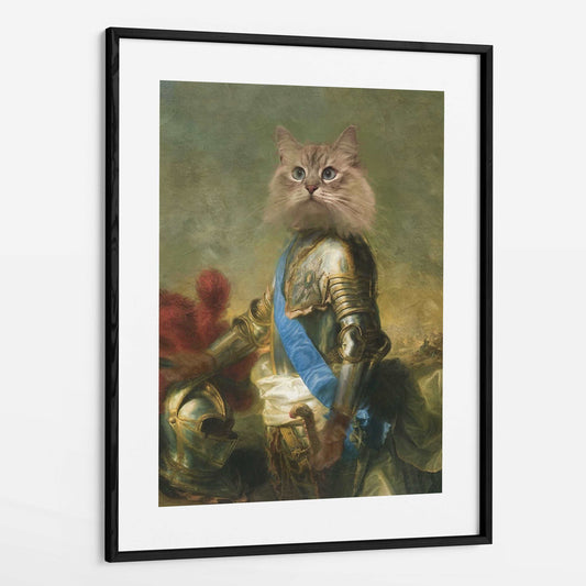 Alexander - Custom Royal Pet Portrait Framed