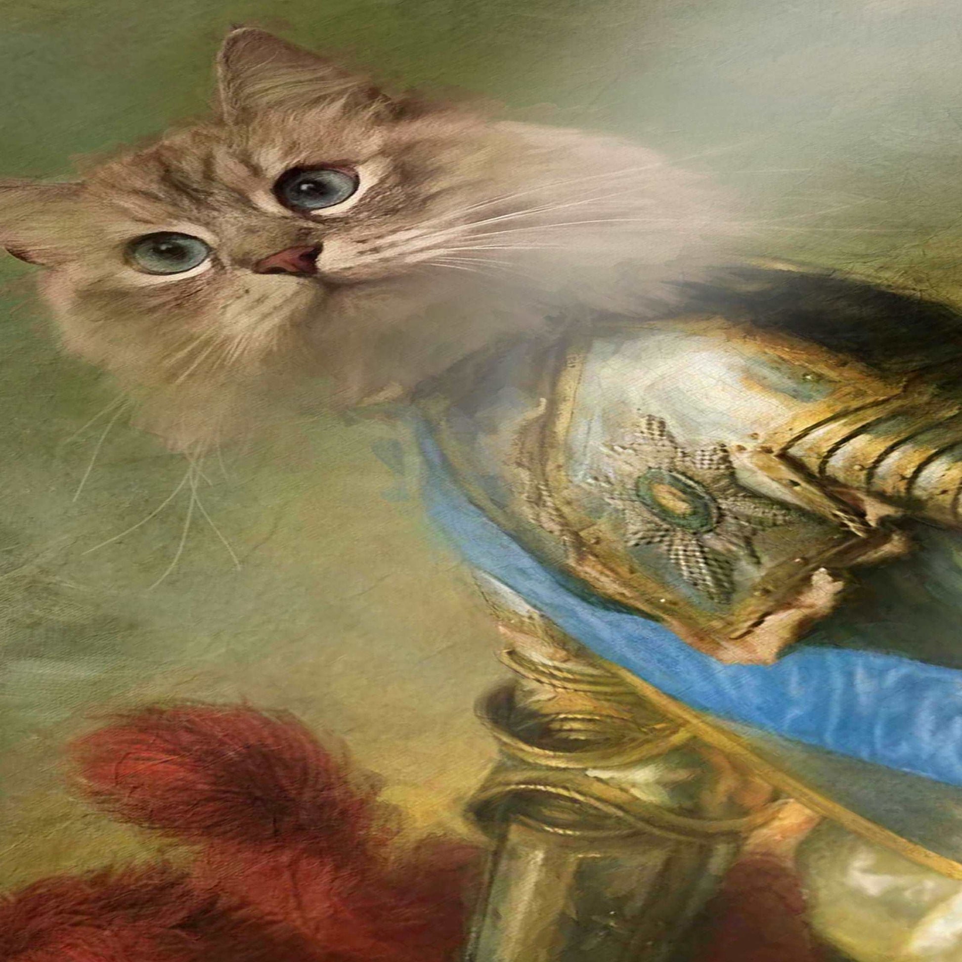 Alexander - Custom Royal Pet Portrait Framed
