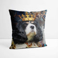 King Alfred - Custom Royal Pet Portrait Cushion
