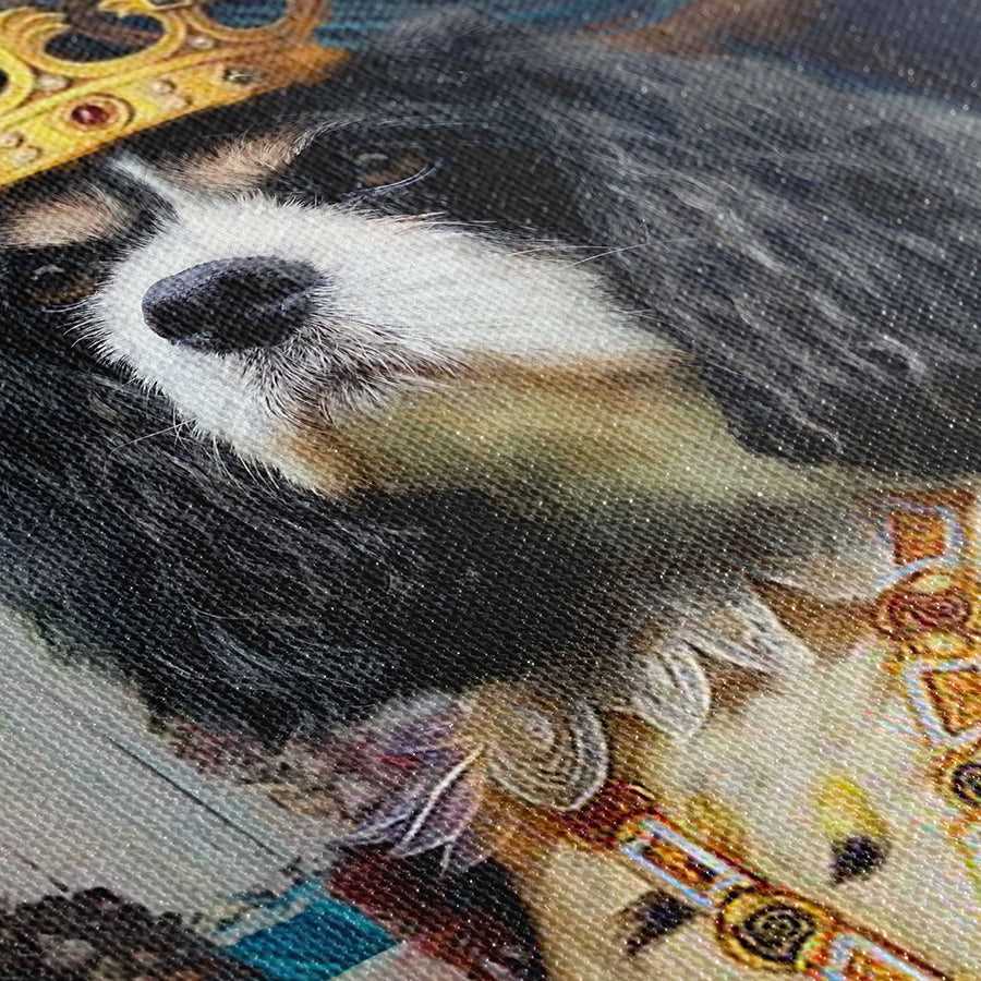 King Alfred - Custom Royal Pet Portrait Art Print