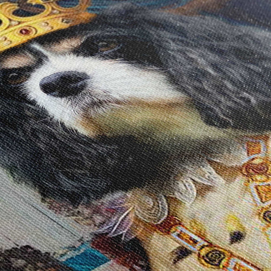 King Alfred - Custom Royal Pet Portrait Canvas