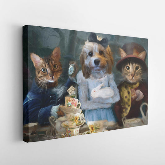 Alice and Co - Custom Pet Portrait Canvas