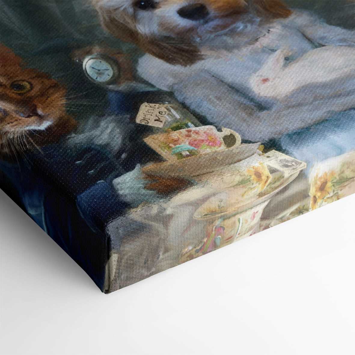 Alice and Co - Custom Pet Portrait Canvas