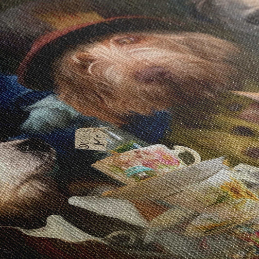 Alice and Friends - Custom Pet Portrait Art Print