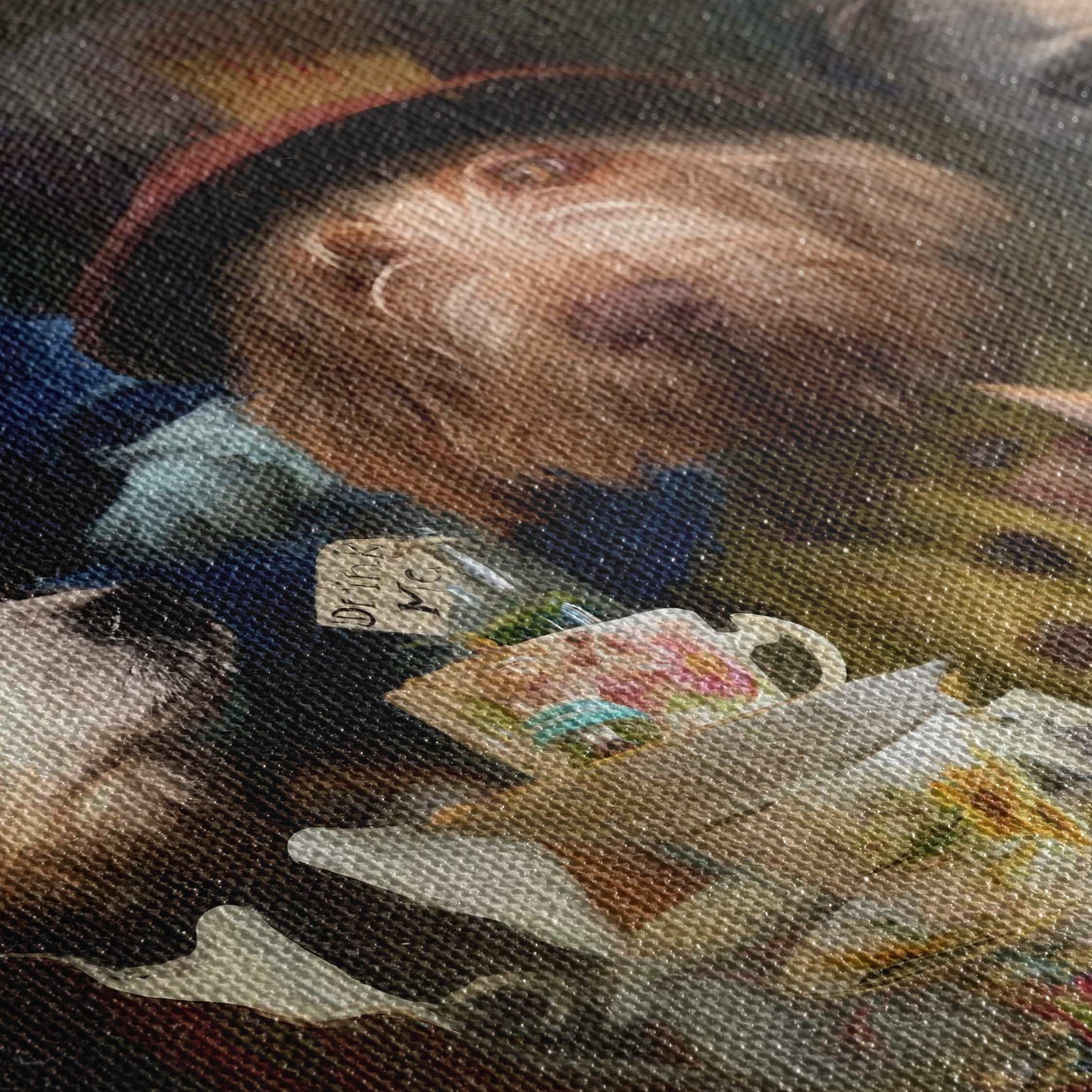 Alice and Friends - Custom Pet Portrait Canvas