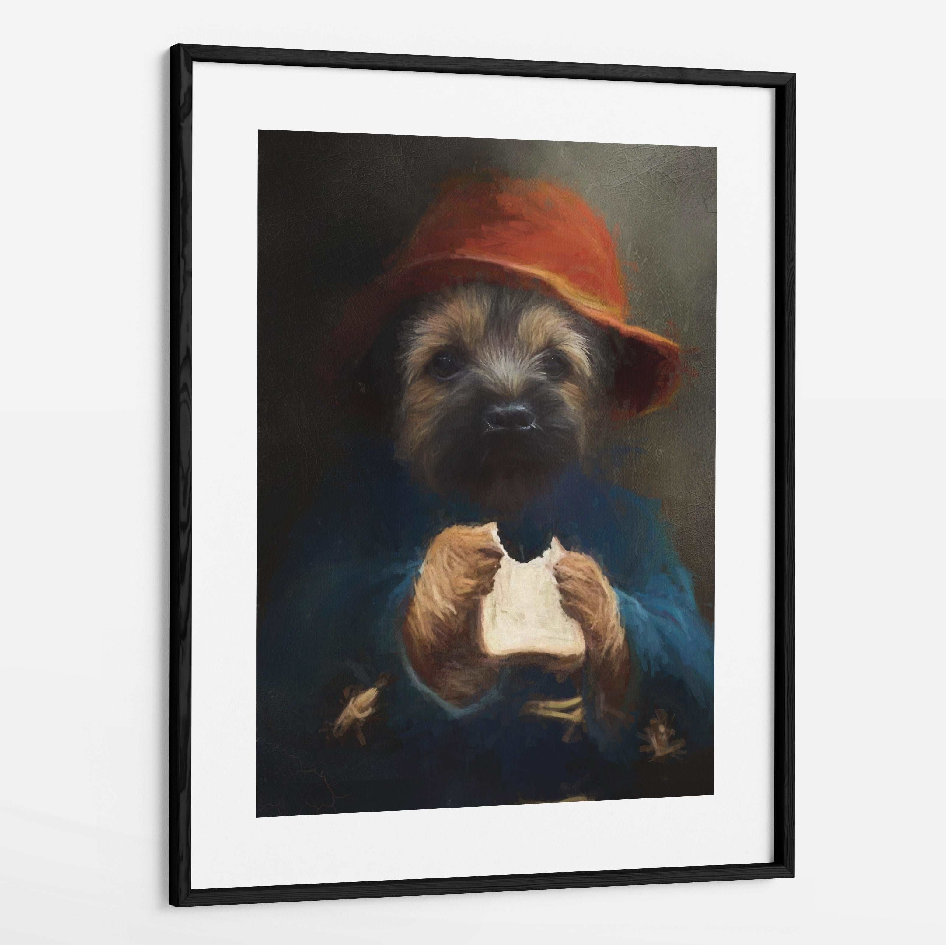 Angus Custom Pet Portrait Framed