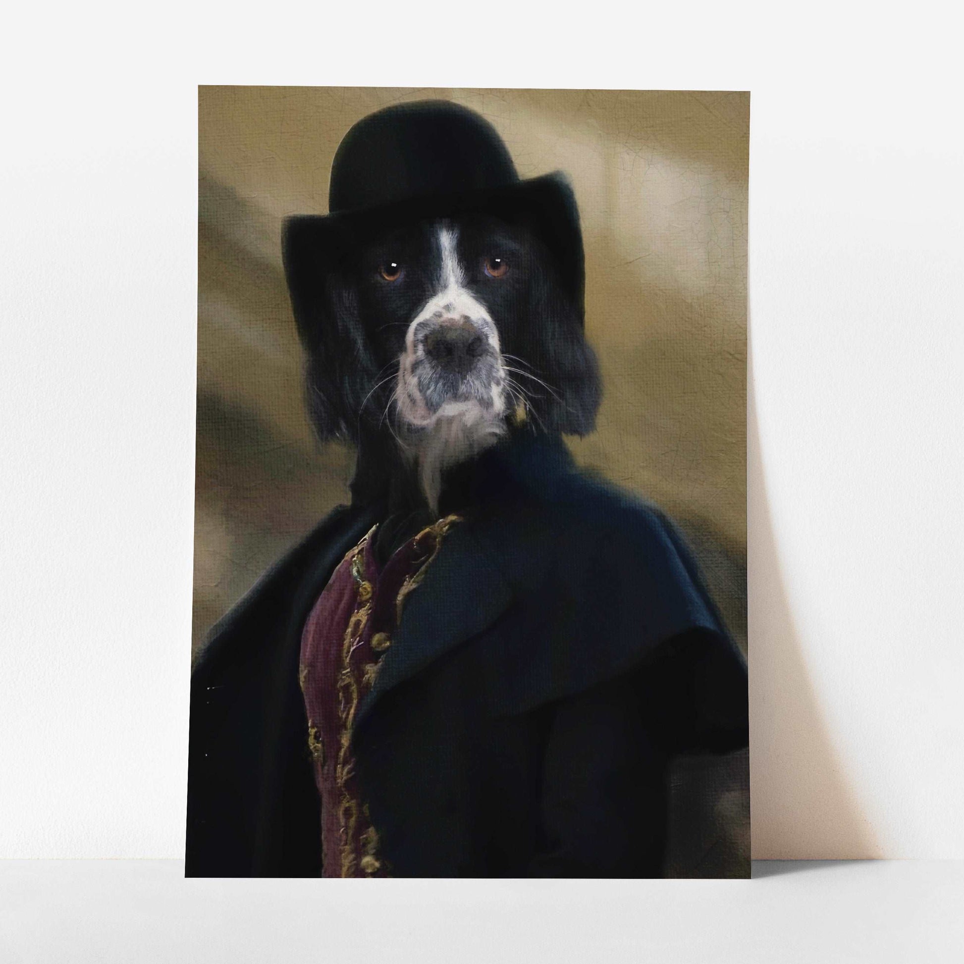 Baron - Custom Royal Pet Portrait Art Print