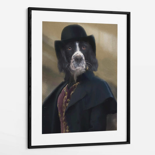 Baron - Custom Royal Pet Portrait Framed
