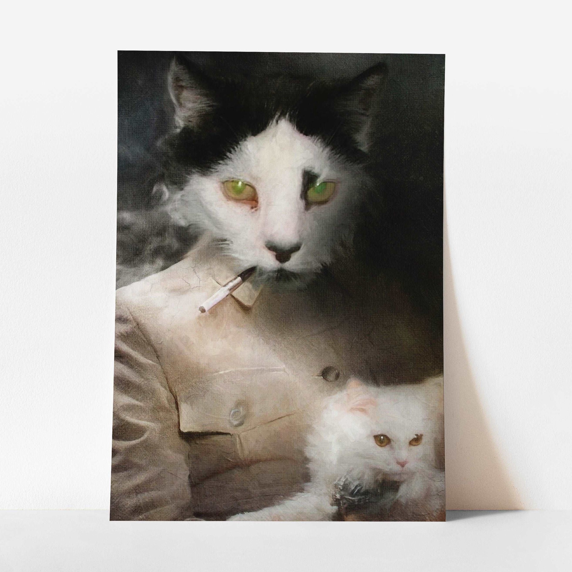 Blofeld - Custom Pet Portrait Art Print