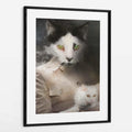 Blofeld - Custom Pet Portrait Framed