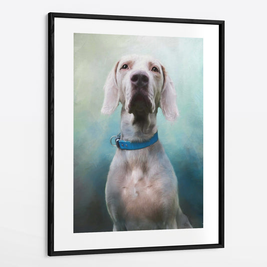 Vibrant Style - Custom Pet Portrait Framed