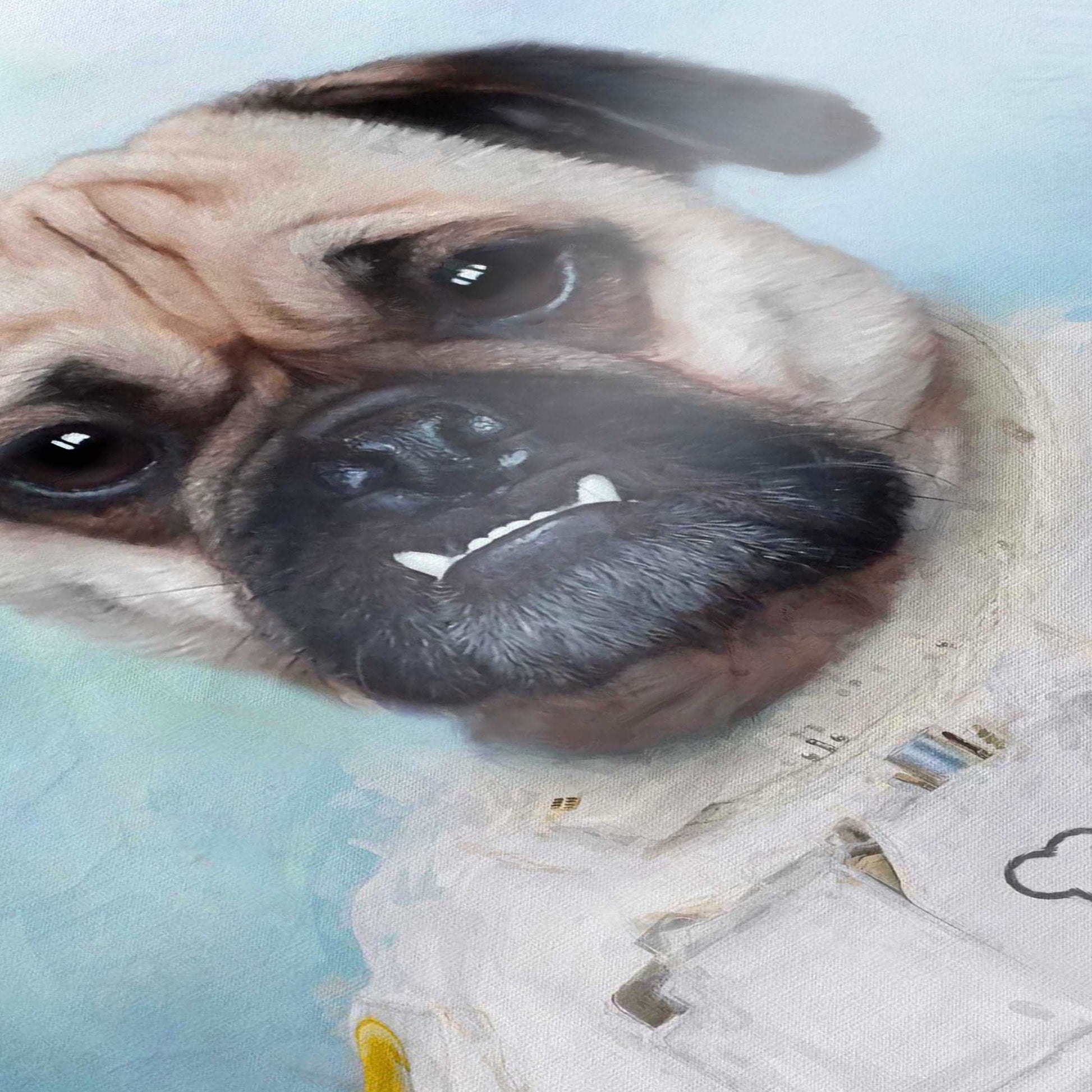 Buzz - Custom Framed Pet Portrait