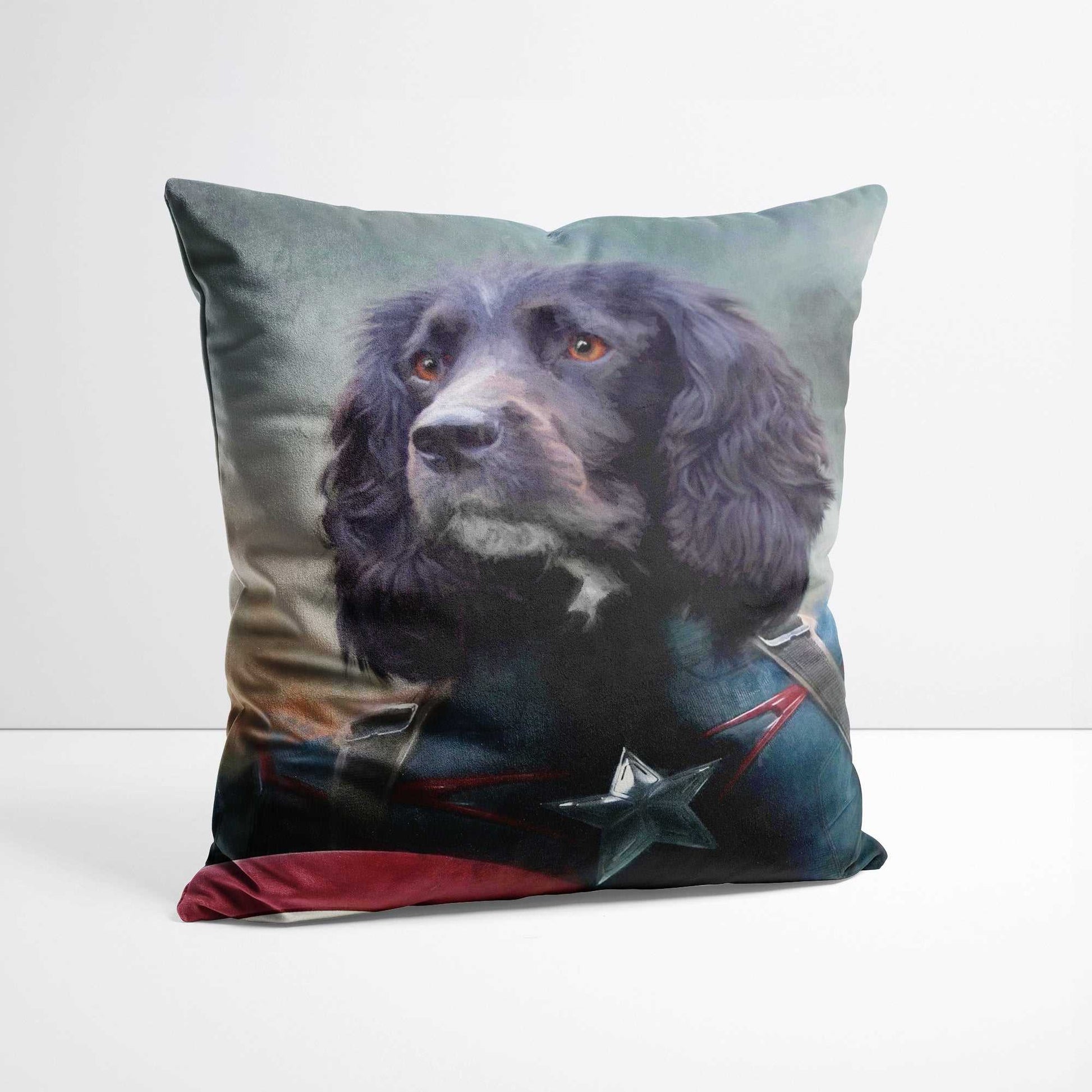 Captain - Custom Pet Portrait Cushion