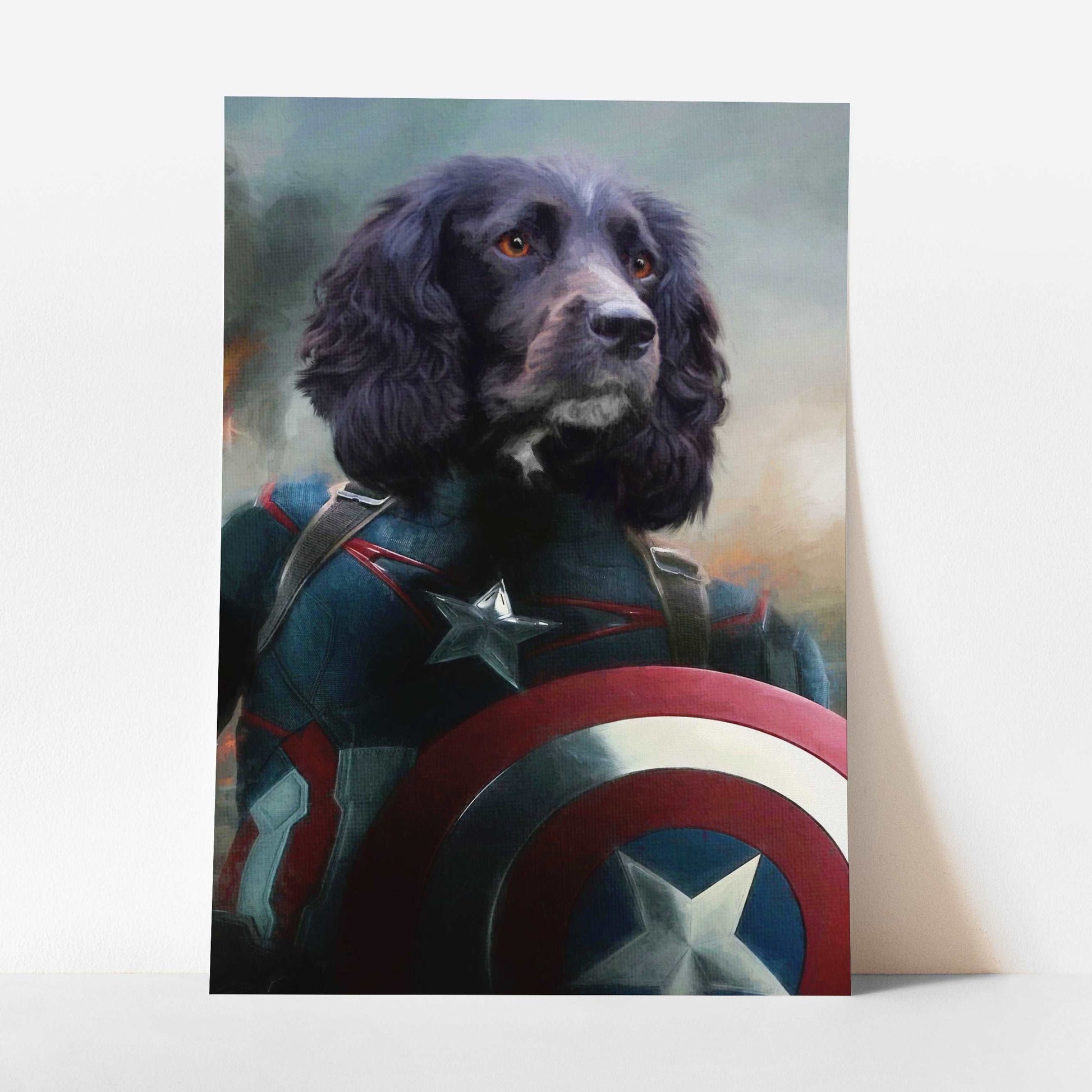 Captain - Custom Pet Portrait Art Print