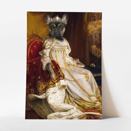 Coronation - Custom Royal Pet Portrait Art Print