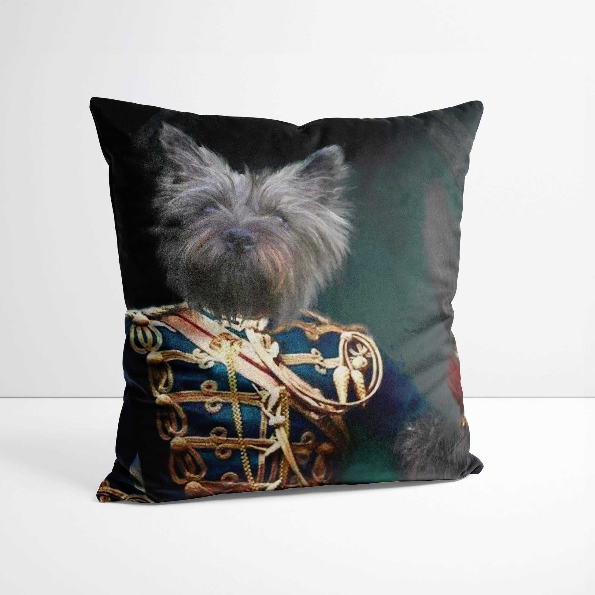 Count - Custom Royal Pet Portrait Cushion