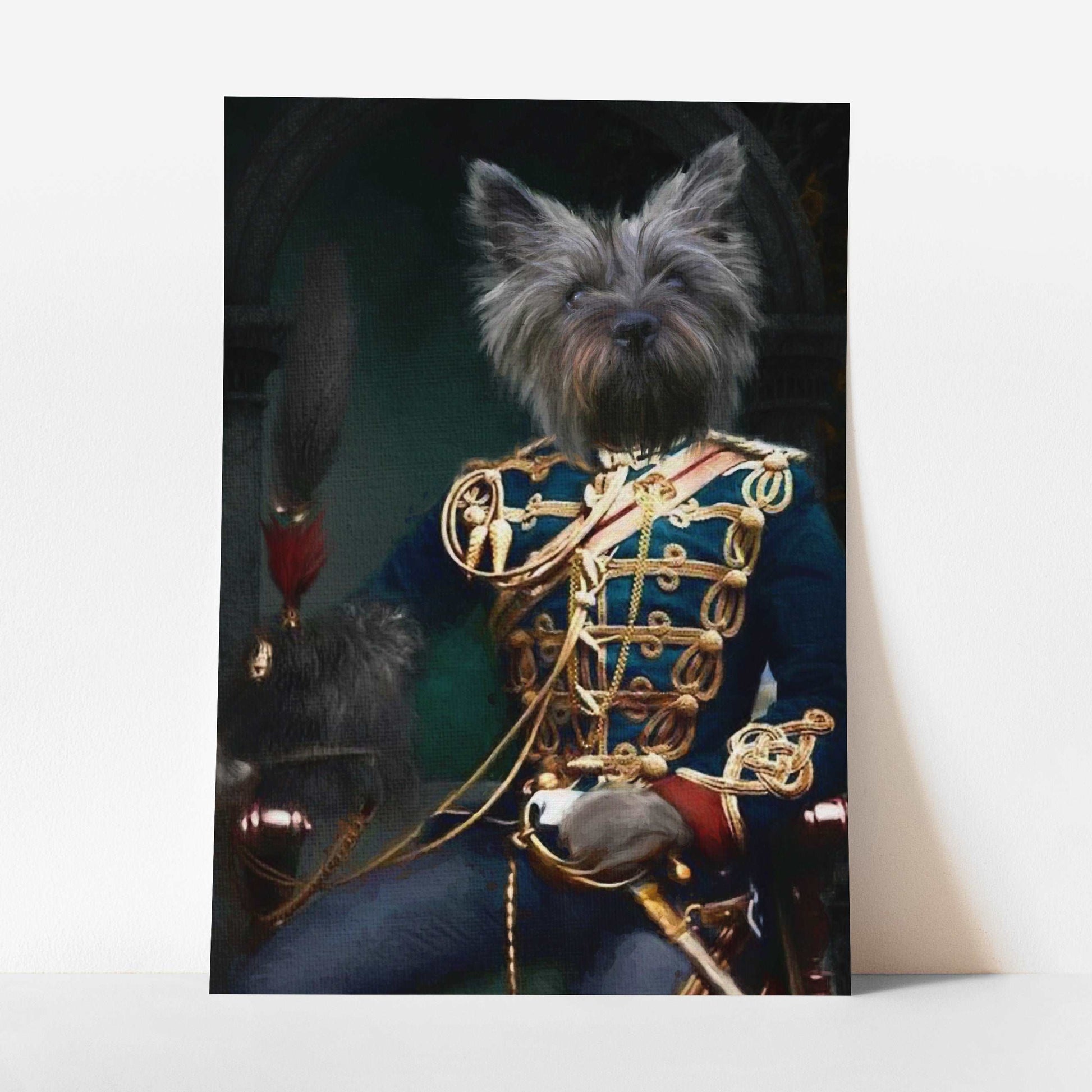 Count - Custom Royal Pet Portrait Art Print