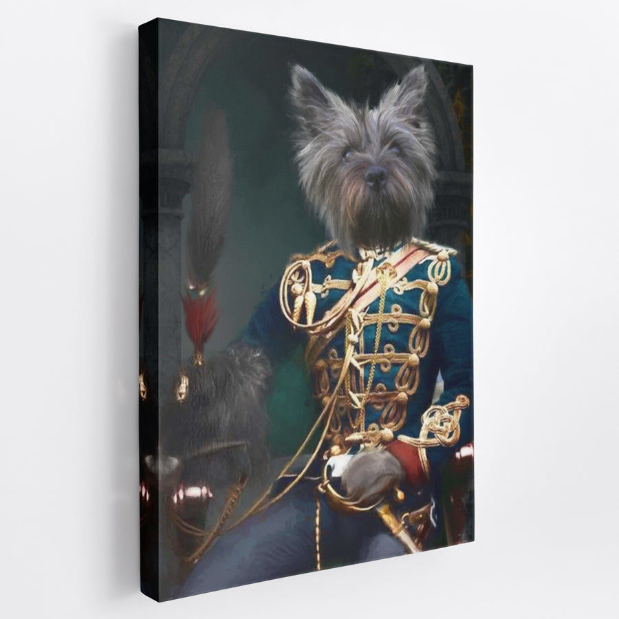 Count - Custom Royal Pet Portrait Canvas