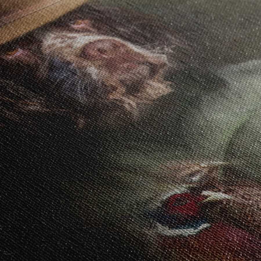 Countryman Clumber - Custom Canvas Portrait