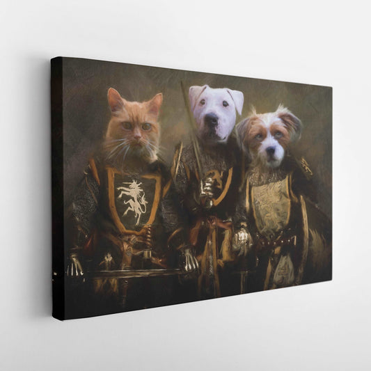 Days of Glory - Custom Royal Pet Portrait Canvas