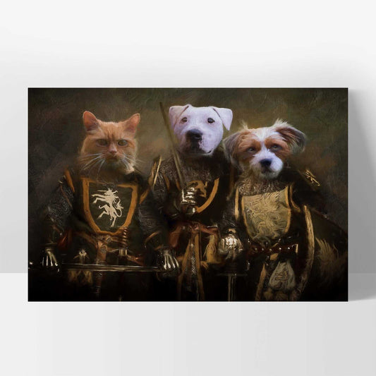 Days of Glory - Custom Royal Pet Portrait Art Print