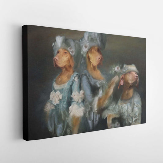 Debutantes - Custom Royal Pet Portrait Canvas