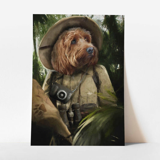 Dora - Custom Pet Portrait Art Print