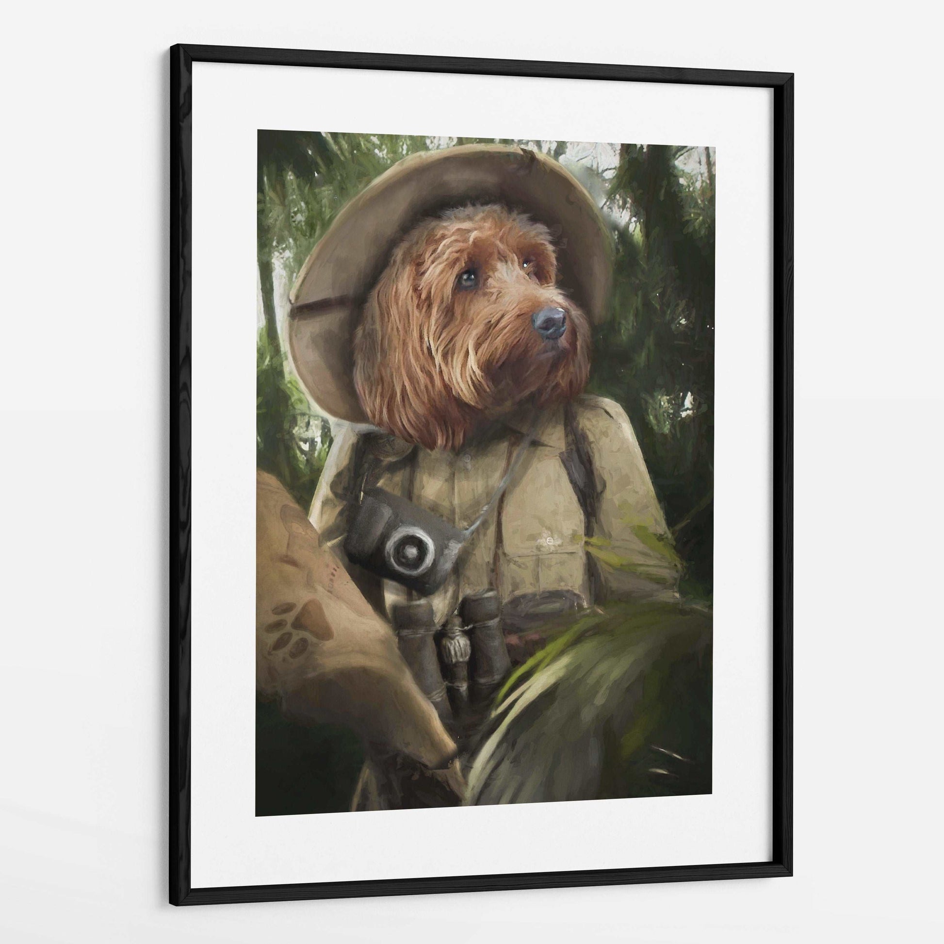 Dora - Custom Framed Pet Portrait
