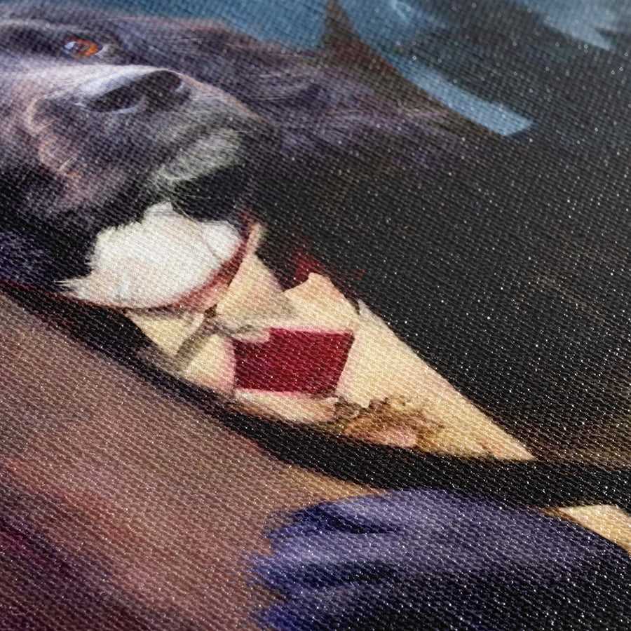 Dracula - Custom Pet Portrait Canvas
