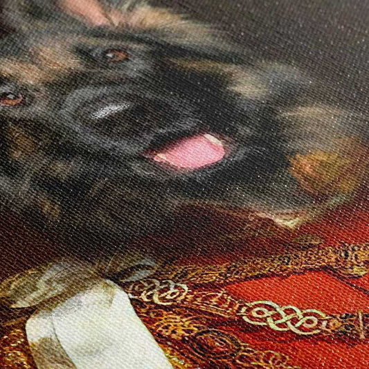 Duke - Custom Royal Pet Portrait Canvas