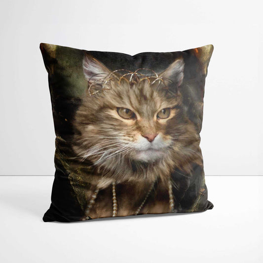 Elizabeth - Custom Royal Pet Portrait Cushion