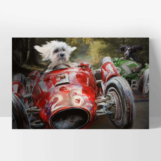 F1 - Custom Pet Portrait Art Print